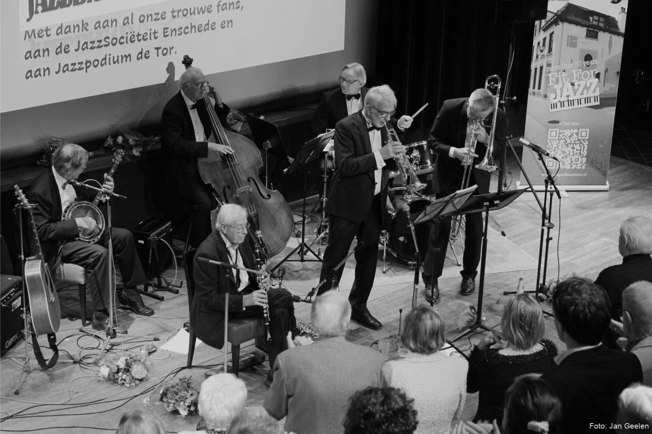 Cotton Town Jazz Band’s allerlaatste kunstje: 65 jaar dixie in Enschede